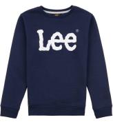 Lee Sweatshirt - Wobbly Graphic BB Crew - Navy Blazer