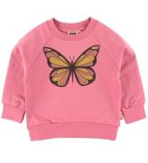 DYR-Cph Sweatshirt - DYRBellow - Old Rose m. Sommerfugl