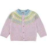 Molo Cardigan - Uld/Polyester - Bay - Alpine Glow