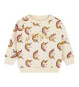 The New Siblings Sweatshirt - TnsHanni - White Swan m. EnhjÃ¸rnin