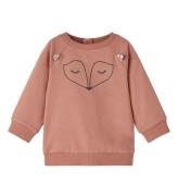 Name It Sweatshirt - NbfOnina - Light Mahogany m. RÃ¦v