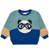 The New Siblings Sweatshirt - TnsIago - Monaco Blue m. Panda