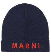 Marni Hue - Akryl/Uld - Navy m. RÃ¸d