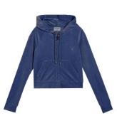 Juicy Couture Cardigan - Robertson - Velour - Blue Depths