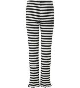 Mads NÃ¸rgaard Leggings - Lala - Black/Vanilla Ice