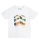 Zadig & Voltaire T-shirt - Toby - Hvid m. Surfer