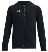 Under Armour Cardigan - Rival Fleece FZ - Sort