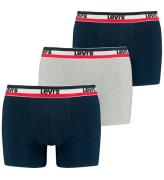 Levis Boxershorts - 3-pak - Navy/Grey Melange