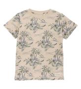 En Fant T-shirt - Slub - Cement m. Print