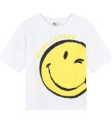 Little Marc Jacobs T-shirt - Hvid/Gul m. Smiley