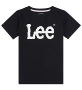 Lee T-Shirt - Wobbly Graphic - Sort