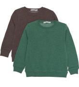 Minymo Sweatshirt - 2-pak - Hunter Green