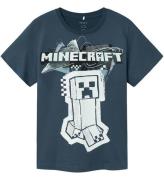 Name It T-shirt - Noos - NkmJin Minecraft - Dark Denim