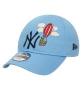 New Era Kasket - 9Forty - New York Yankees - Pastel Blue m. Luft