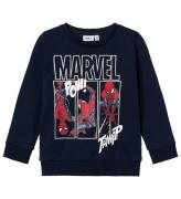 Name It Sweatshirt - Noos - NmmJessie Spiderman - Dark Sapphire