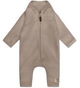 Mini A Ture Fleecedragt - Teddy - MatAdel - Grey Brown