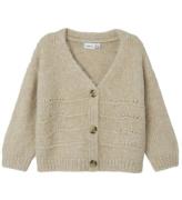 Name It Cardigan - Strik - NmfNetrille - Summer Sand m. HulmÃ¸nst