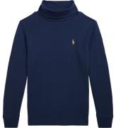 Polo Ralph Lauren Bluse m. Rullekrave - Navy