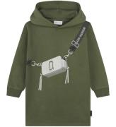 Little Marc Jacobs Sweatkjole - Winter Moss/Hvid m. Taske