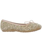 Bisgaard Ballerina Hjemmesko - Lucy - Gold Glitter