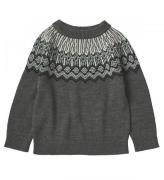 FUB Bluse - Uld - Sweater - Grey Melange