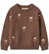 Fliink Bluse - Alon Owl - Pullover - Carafe