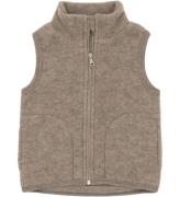 Engel Vest - Uld - Walnut Melange