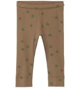 Name It Leggings - Rib - NbmNoellus - Walnut