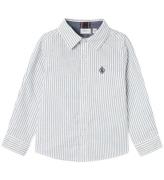 Name it Skjorte - NmmRekid - Bright White/ Thin Stripe - Flint S