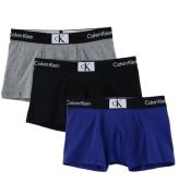 Calvin Klein Boxershorts - 3-pak - Pigmentblue/Greyheather/Pvhbl