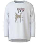 Name It Bluse - NmfVix - Bright White/Flower Deer