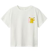 Name It T-shirt - Noos - NkfDyppi - Pokemon - Cloud Dancer m. Pr