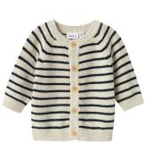 Name It Cardigan - Strik - NbmMast - Peyote Melange m. Striber