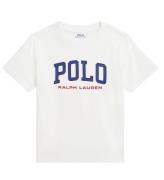 Polo Ralph Lauren T-shirt - Hvid m. Navy