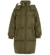 Tommy Hilfiger Dunfrakke - Drab Olive Green