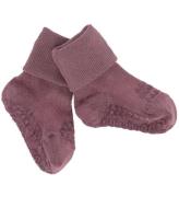 GoBabyGo Strømper - Non-Slip Socks - Bamboo - Misty Plum