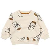 The New Siblings Sweatshirt - TnsbNilos - White Swan AOP