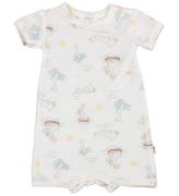 Joha Sommerdragt - Uld/Silke - Off White m. Print