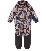 Reima Softshelldragt m. Fleecefor - Mjosa - Navy m. Print