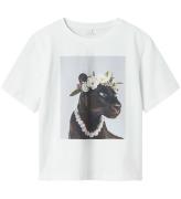 Name It T-shirt - NkfVotea - Bright White/Panther