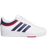 adidas Performance Sko - Hoops 4.0 J - Ftwwht/Dkblue/Tepore