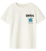 Name It T-shirt - NkmFinne - Smurfs - Cloud Dancer