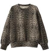 Sofie Schnoor Sweatshirt - Elisy - Light Brown Leopard m. Sort