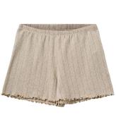 Sofie Schnoor Shorts - Haselsy Poientelle - Beige m. Hulmønster