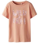 Name It T-shirts - Noos - NkfVanaya - Papaya Punch/Wild & Free