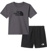 The North Face Sæt - T-shirt/Shorts - Smoked Pearl/Black